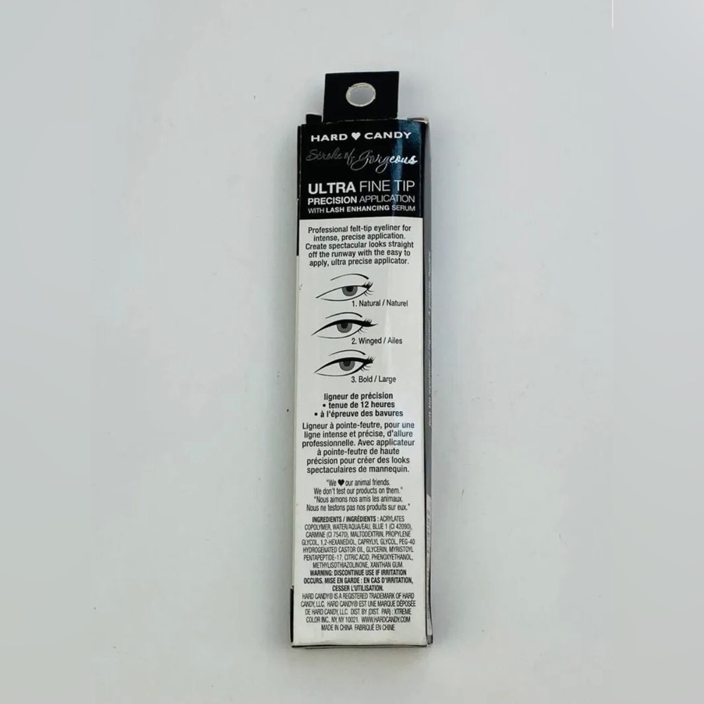New Hard Candy Felt Tip Eyeliner “Little Black Dress” 12 Hour Smudge Proof - Picture 6 of 16